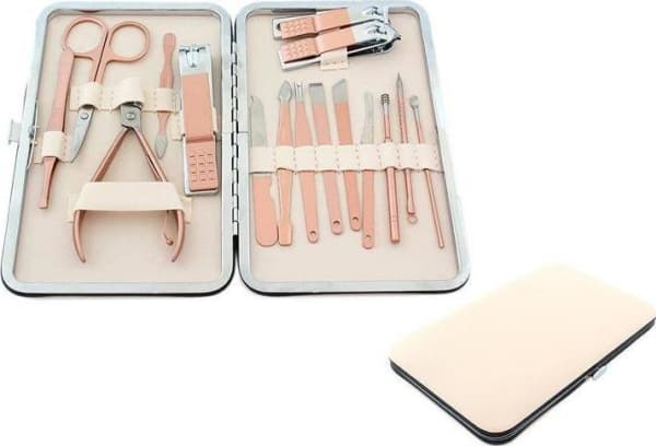 Aptel MANICURE PEDICURE TOOL SET 16 elements + case AG603G