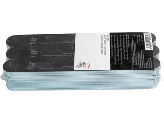 PEGGY SAGE_Pack Of 30 2-Way Giant Nail Files Coarse set of large double-sided nail files 100/180 30pcs