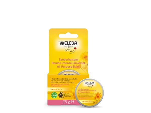 Weleda Calendula, Balsam, Unisex, Fuktighet, Nærende, Beskyttelse, Normal hud, 25 ml, Krukke