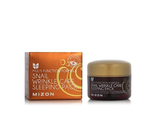 MIZON_Multi Function Formula Snail Wrinkle Care Sleeping Pack Anti-wrinkle Night Cream-Mask with Snail Mucus 80ml
