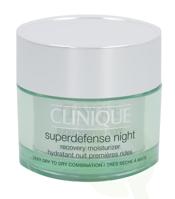 Clinique Superdefense Night Recovery Moisturizer 50 ml Svært tørr til tørr kombinasjon 1,2