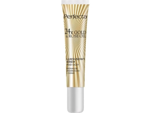 Perfecta Perfecta 24K Gold &amp; Rose Oil ylellinen ryppyjä ehkäisevä silmänympärysvoide 15ml