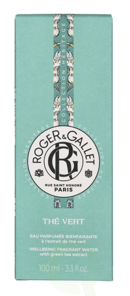 Roger & Gallet The Vert Wellbeing Fragrant Water 100 ml Natural Spray