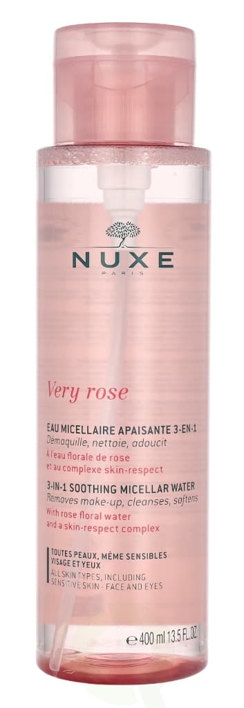 Nuxe Very Rose 3-In-1 Soothing Micellar Water 400 ml