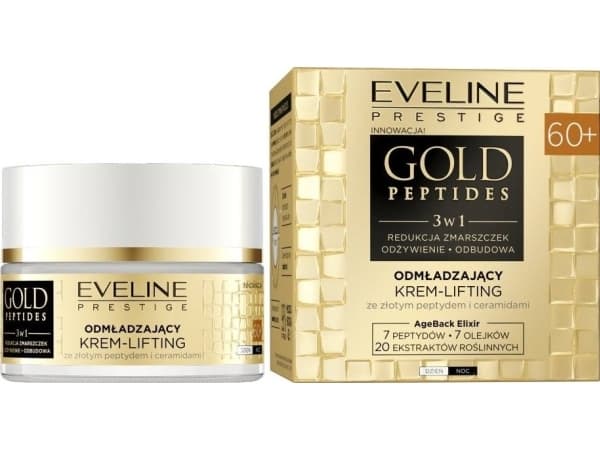 Eveline Gold Peptides 3-i-1 Föryngrande Creme-Lifting 60+ Dag & Natt 50ml