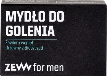 ZEW FOR MEN_Barbersåpe inneholder kull fra Bieszczady-fjellene 85 ml