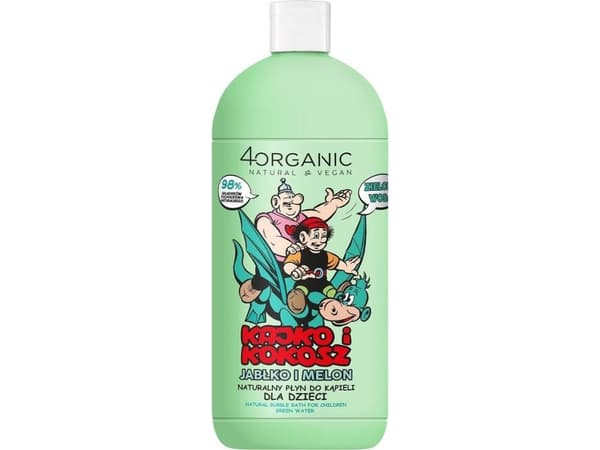4ORGANIC_Kajko and Koosh natural bath liquid for children Green Water 500ml