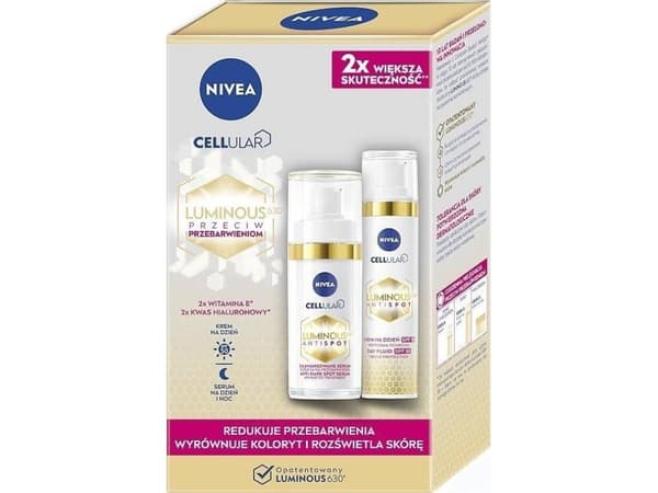 Nivea Nivea Cellular Luminous 630 Day Creme mot misfarging 40ml + intensivt serum mot misfarging 30ml