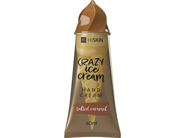 HISKIN Crazy Ice Cream Hand Cream - Salted Caramel 60 ml