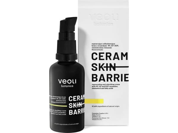 Veoli Botanica Veoli Botanica CERAMID SKINBARRIER regenererende og gjenoppbyggende krem med ceramider NP, AP og EOP, kolesterol og t-syrer
