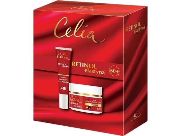 CELIA_SET Retinol Elastin Creme 60+ Dag &amp; Natt 50ml + Ögon- och ögonlockscreme 15ml