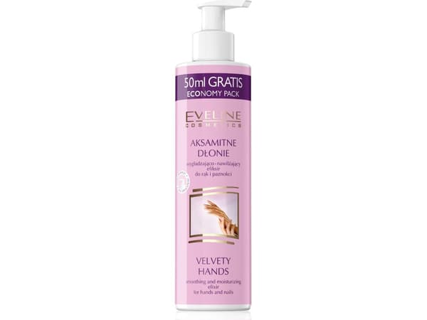 EVELINE Velvet hands Smoothing and moisturizing elixir for hands and nails 245 ml