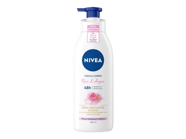 Nivea Body Flu 500 Dos Rosa Argan C12x 98429 New