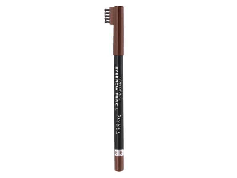Rimmel Professional Eyebrow Pencil, Brun, Hazel, HYDROGENATED PALM KERNEL GLYCERIDES, HYDROGENATED VEGETABLE OIL, HYDROGENATED PALM GLYCERIDES,..., 1