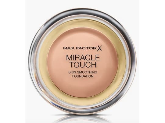 Max Factor Miracle Touch Foundation, New and Improved Formula, SPF 30 and Hyaluronic Acid, 55 Blushing Beige