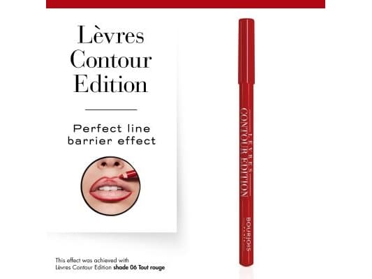 Bourjois Levres Contour Edition Lip Liner and Pencil 7 Cherry Boom Boom Reds, 1.14g