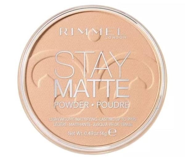 Rimmel London Stay Matte Pressed Powder, Mineral Formula for Long-lasting Shine Effect, Sandstorm, 14 g