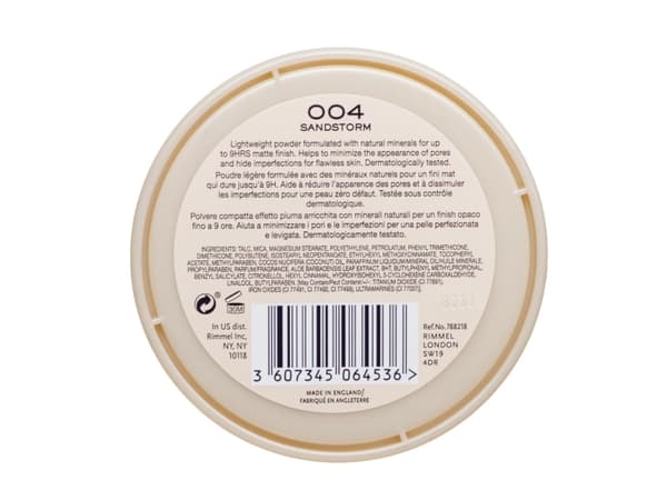 Rimmel London Stay Matte Pressed Powder, Mineral Formula for Long-lasting Shine Effect, Sandstorm, 14 g