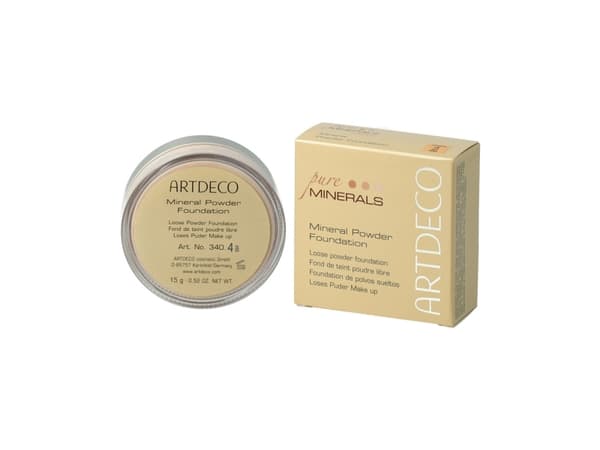 ARTDECO mineralpulver, pulver, beige, lys beige, universell, fuktighet, glans, matt