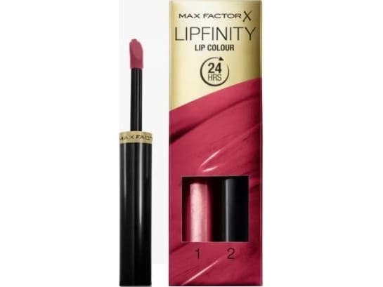Max Factor Lipfinity Lip Colour, Röd, Just In Love, Kvinna, 1 styck, Låda