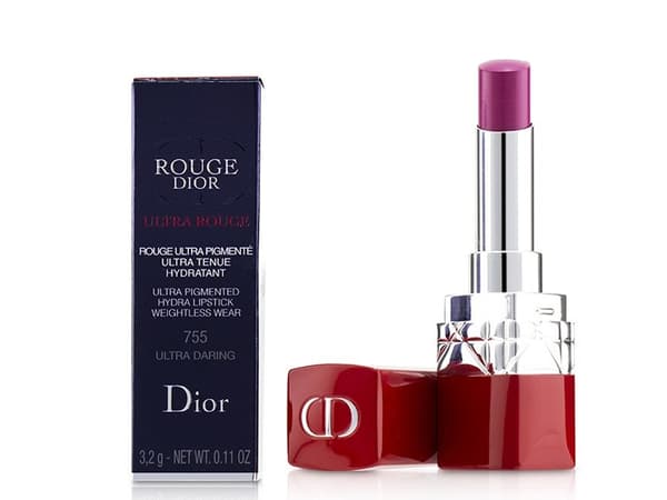 Christian Dior, Rouge Dior Ultra Rouge, Cream Lipstick, 755, Ultra Daring, 3.2 g For Women