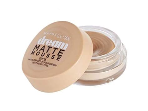 Maybelline Dream Matte Mousse - 20 Cameo - Foundation, Burk, Kräm, Beige, Cameo, Ljus, Blandhy, Normal hud, Fet hud