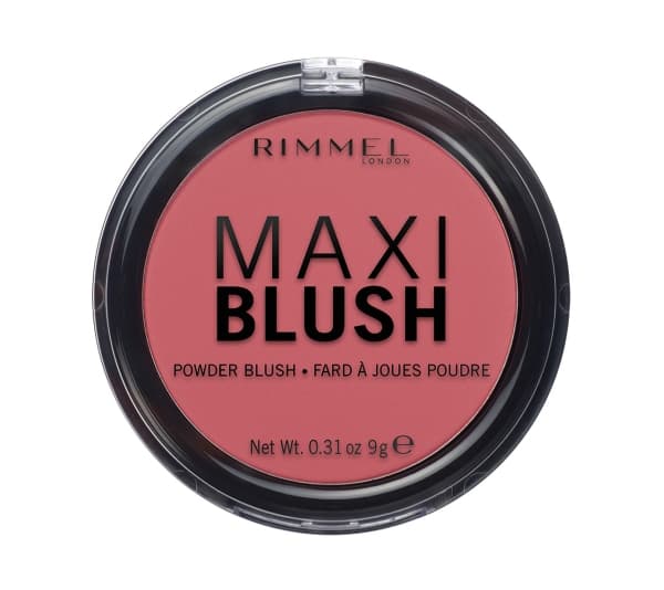 Rimmel Maxi Blush, Brun, Wild Card, 1 farver, Pulver, Pot, Strålende