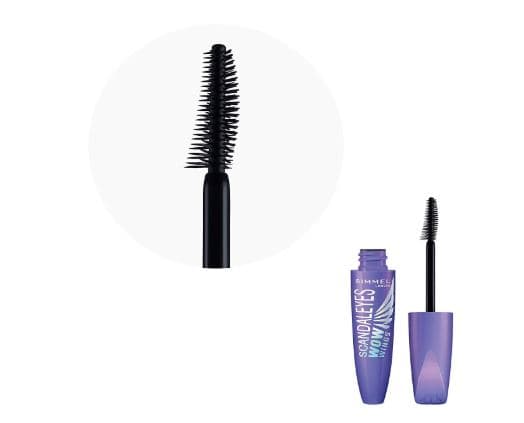 Rimmel Scandaleyes WOW Wings, Sort, Black, Krøller, Volumizing / forstørre, 12 ml, Aqua/water/eau, Paraffin, Glyceryl Stearate, Copernicia Cerifera C