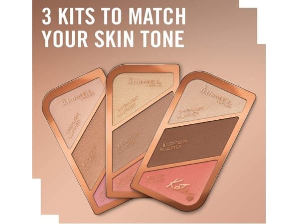 Rimmel Sculpting Palette, Normal hud, Coral, Palette, Presset pulver, Kvinder, talkum, glimmer, sinkstearat, dimetikon, metylparaben, propylparaben,