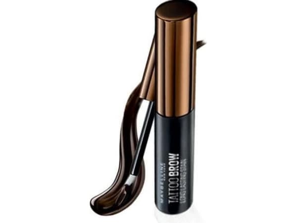Maybelline Tattoo Brow, Ruskea, Tummanruskea, Pullo, Sivellin, Aqua/Water, Alcohol Denat., Polyvinyylialkoholi, Butyleeniglykoli, Dihydroxyacetone, C