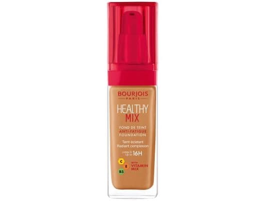 Bourjois Healthy mix anti fatigue foundation, AQUA (WATER), DIMETHICONE, CYCLOPENTASILOXANE, BUTYLENE GLYCOL, PEG-10 DIMETHICONE, ALUMINUM..., 1. Use