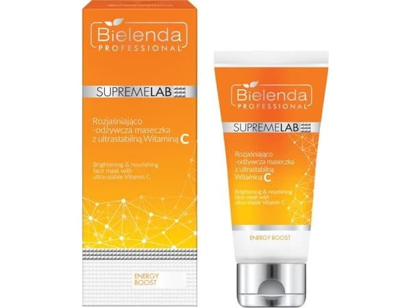 BIELENDA PROFESSIONAL_SupremeLab Energy Boost lysnende og nærende maske med ultrastabil vitamin C 70ml
