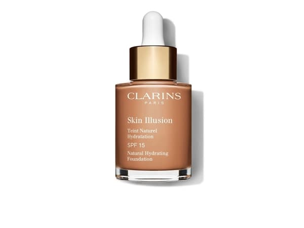 CLARINS SKIN ILLUSION NATURAL HYDRATING FOUNDATION SPF 15 112.3N Sandalwood 30ML