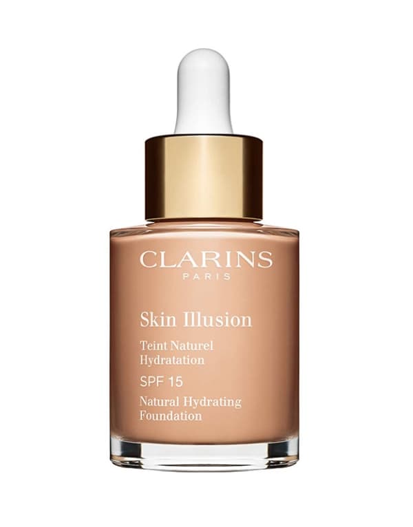 CLARINS SKIN ILLUSION NATURAL HYDRATING FOUNDATION SPF 15 107C Beige 30ML