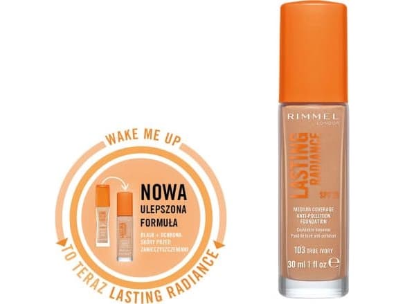 Rimme l- Lasting Radiance Foundation - 103 True Ivory