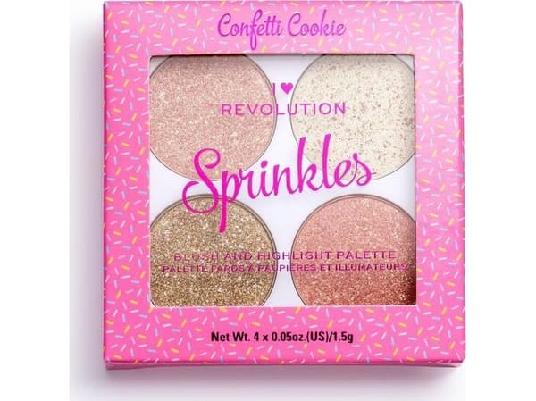 Makeup Revolution Blush&amp;Sprinkles Confetti Cookie Palette