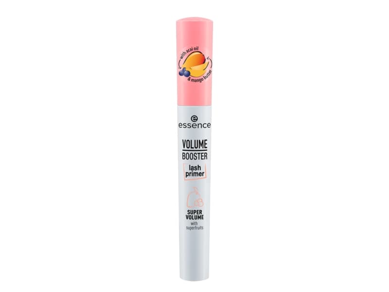 Essence Volume Booster Lash Primer, Vit, White, Flaska, 7 ml, Kvinna, AQUA (WATER), SYNTHETIC BEESWAX, COPERNICIA CERIFERA (CARNAUBA) WAX, ACACIA SEN