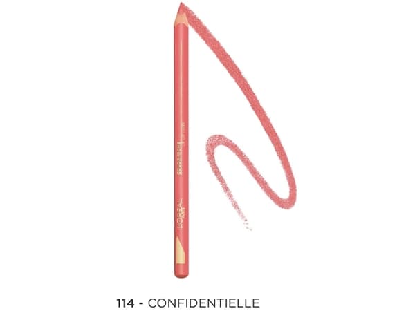 L'Oréal Paris Lip Liner Couture, Rød, Confidentielle, Kvinder, C10-18 TRIGLYCERIDES, HYDROGENATED COCONUT OIL, BEHENYL ALCOHOL, RHUS SUCCEDANEA FRUIT