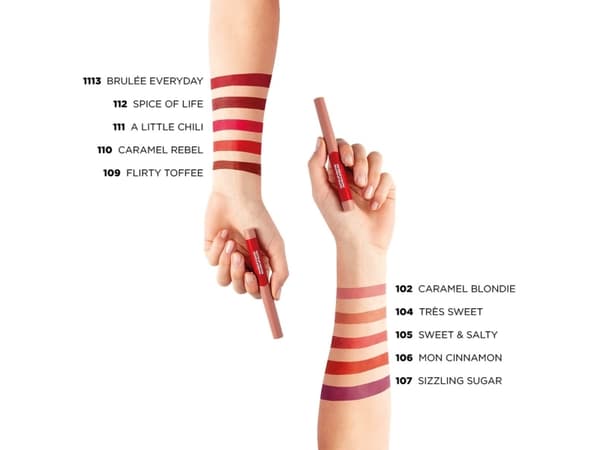 L'OREAL_Infallible Matte Lip Crayon matte lipstick in crayon 107 Sizzling Sugar 1.3g