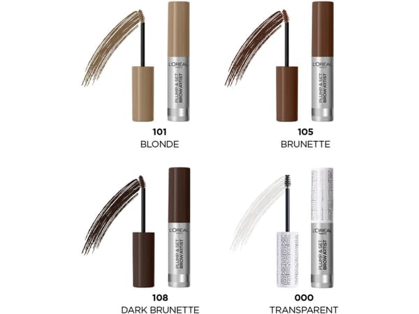 L'OREAL_Brow Artist Plump & amp; Eyebrow Mascara 108 Dark Brunette 4.9ml