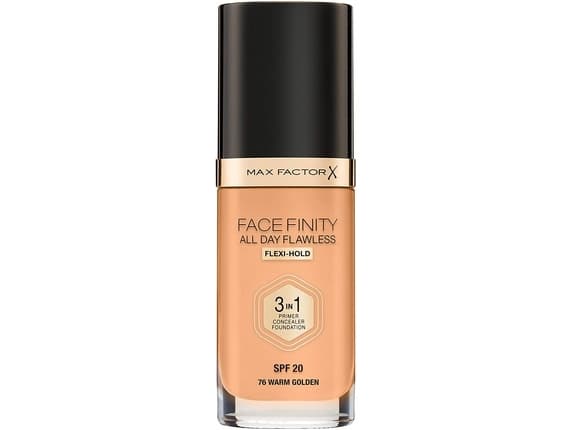 Max Factor Facefinity All Day Flawless Flexi-Hold 3in1 Primer Concealer Foundation SPF20 76 30 ml