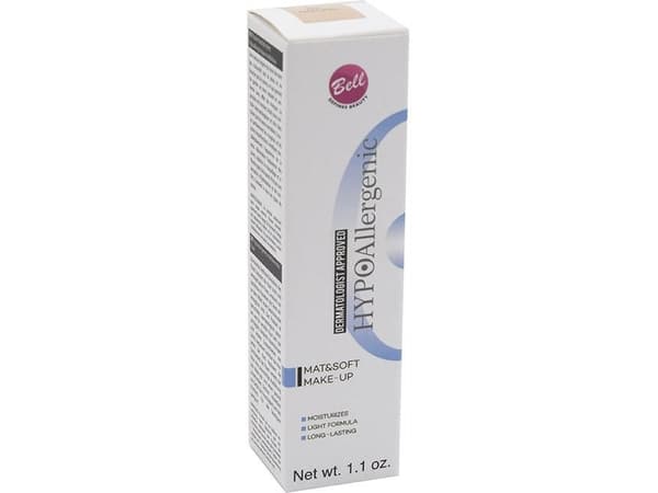 Bell HYPOAllergenic MAT & SOFT Mattifying Fluid - 02 NATURAL 30g / 1.1 oz.