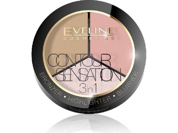 Eveline  do konturowania Contour Sensation 3w1 1 Pink Beige