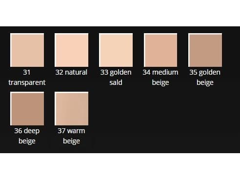 Eveline Art Professional Make-up mattapintainen mineraalipainopuuteri 37 Warm Beige 14g