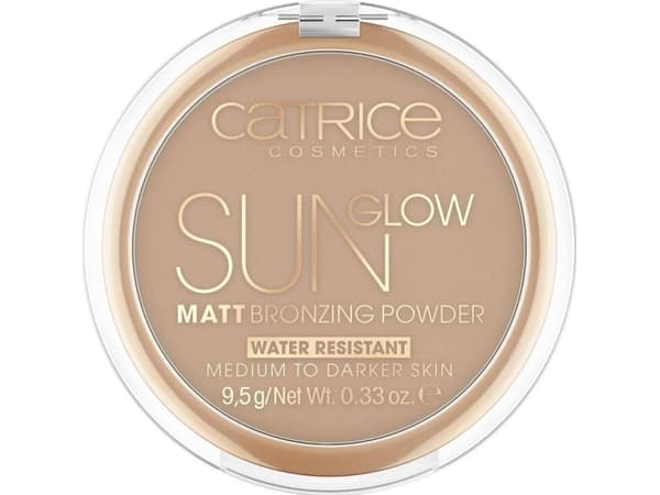 CATRICE Sun Glow Matt Bronzing, 9,5 g, Medium, Puder, Ansikte, Universal Bronze, Neutral