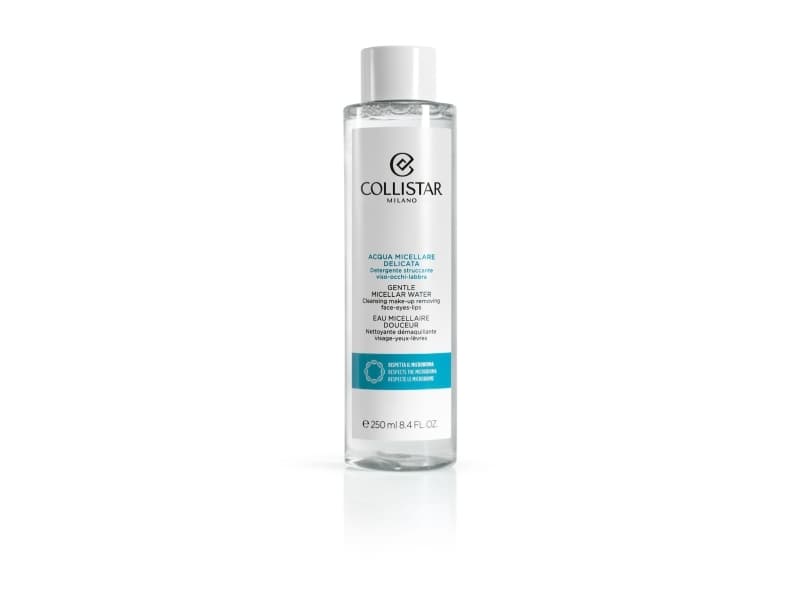 Collistar Gentle Micellar Water, Micellärt vatten, Kvinna, Alla hudtyper, Fuktgivande, Lugnande, 250 ml, Flaska