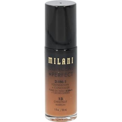 Milani Conceal + Perfect 2-in-1 Foundation + Concealer - Dame - 30 ml #13 Chestnut