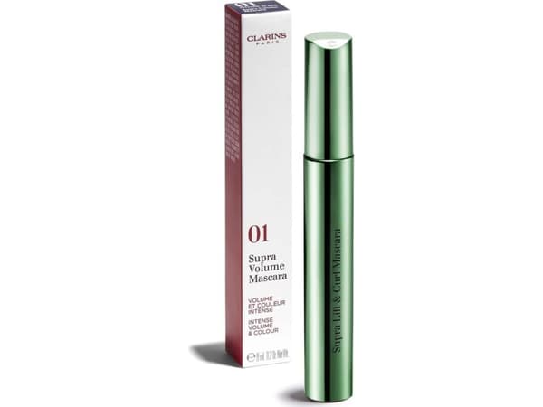 Clarins Supra Volume Mascara - Dame - 8 ml # 01 Svart