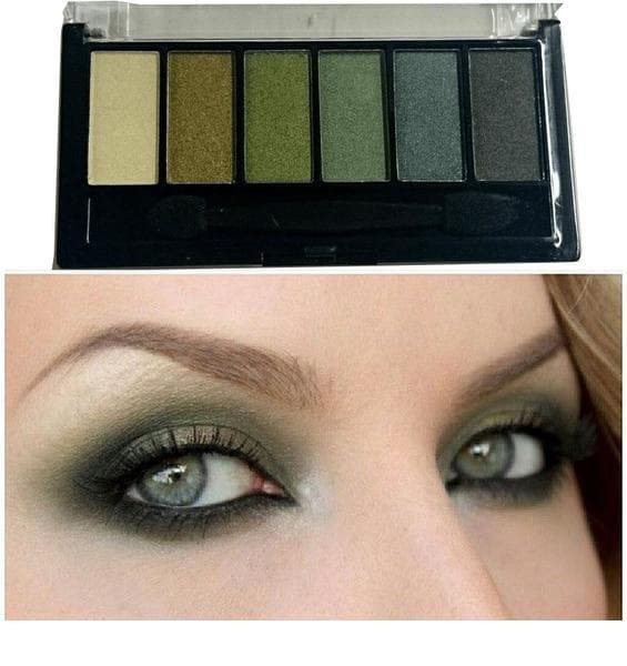 Technic Shimmer Sultry Eyeshadow Kit - Moss