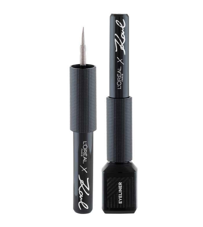 L'Oréal X Karl Lagerfeld MATTE Eyeliner-Chick Rose Silver